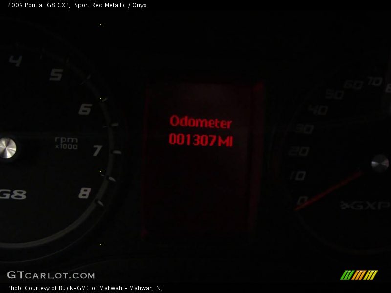 Sport Red Metallic / Onyx 2009 Pontiac G8 GXP