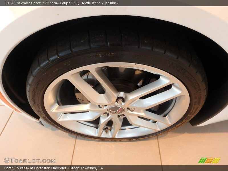 Arctic White / Jet Black 2014 Chevrolet Corvette Stingray Coupe Z51