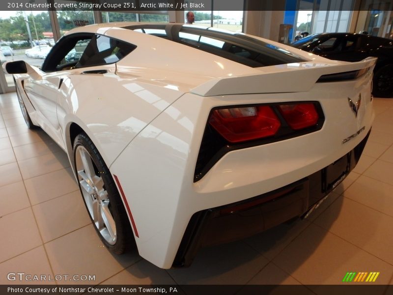 Arctic White / Jet Black 2014 Chevrolet Corvette Stingray Coupe Z51
