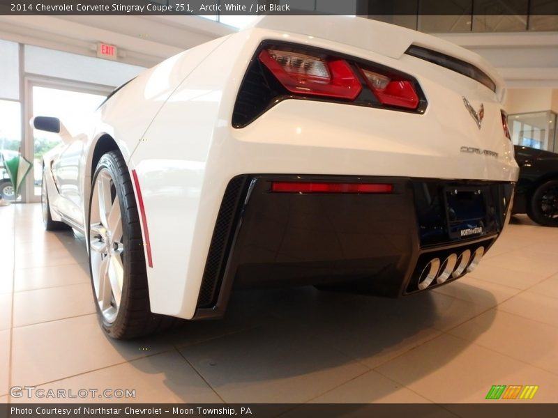 Arctic White / Jet Black 2014 Chevrolet Corvette Stingray Coupe Z51