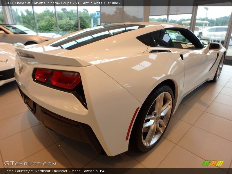 Arctic White / Jet Black 2014 Chevrolet Corvette Stingray Coupe Z51