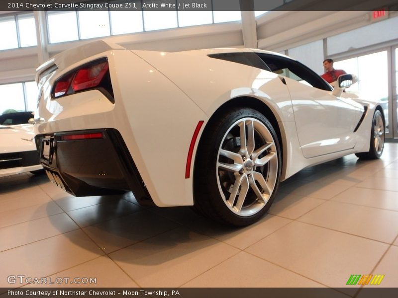 Arctic White / Jet Black 2014 Chevrolet Corvette Stingray Coupe Z51