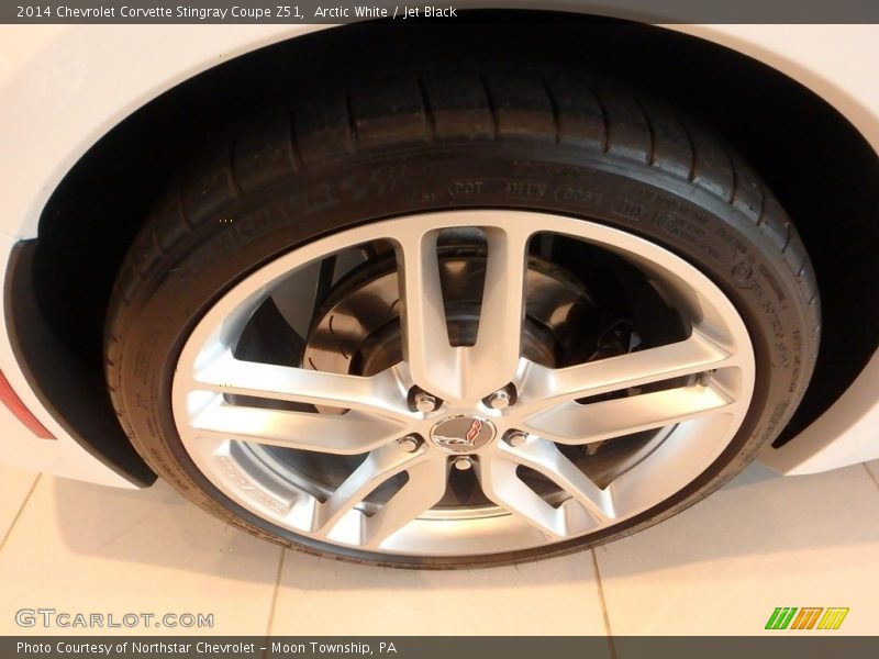 Arctic White / Jet Black 2014 Chevrolet Corvette Stingray Coupe Z51