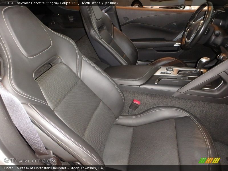 Arctic White / Jet Black 2014 Chevrolet Corvette Stingray Coupe Z51