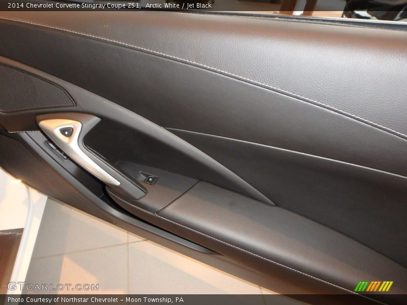 Arctic White / Jet Black 2014 Chevrolet Corvette Stingray Coupe Z51