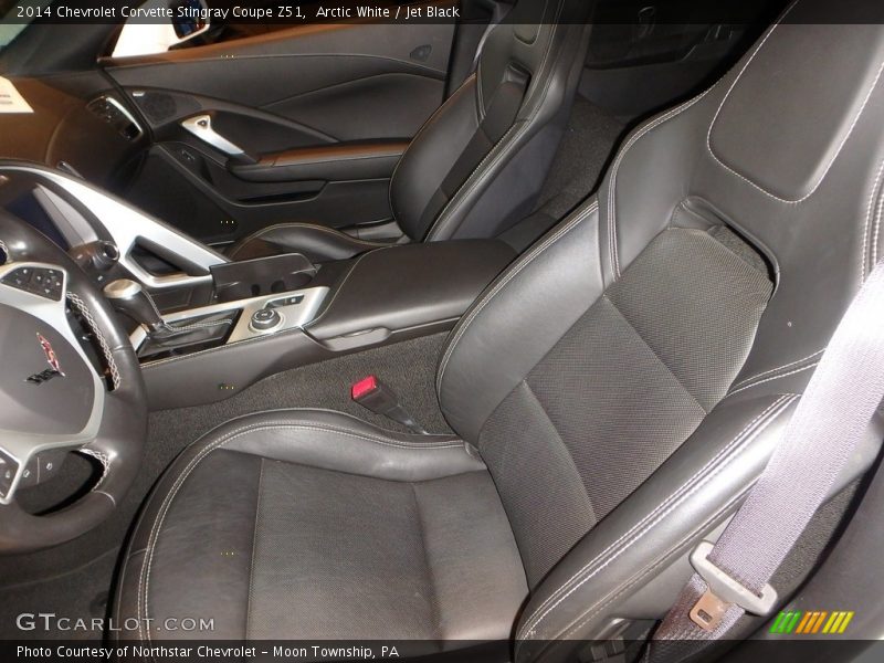Arctic White / Jet Black 2014 Chevrolet Corvette Stingray Coupe Z51