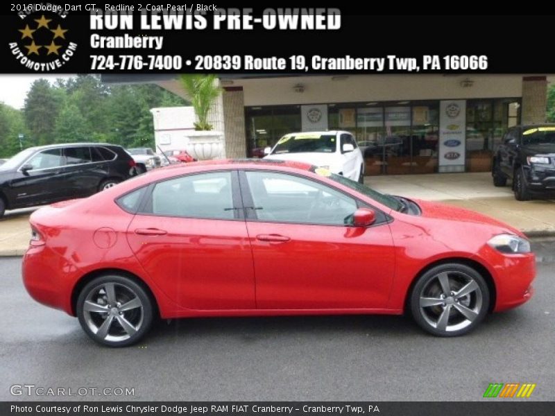 Redline 2 Coat Pearl / Black 2016 Dodge Dart GT