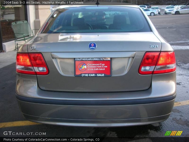 Hazlenut Metallic / Parchment 2004 Saab 9-3 Arc Sedan