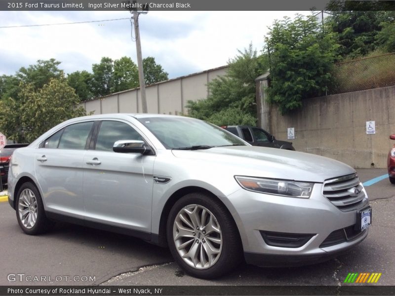 Ingot Silver Metallic / Charcoal Black 2015 Ford Taurus Limited