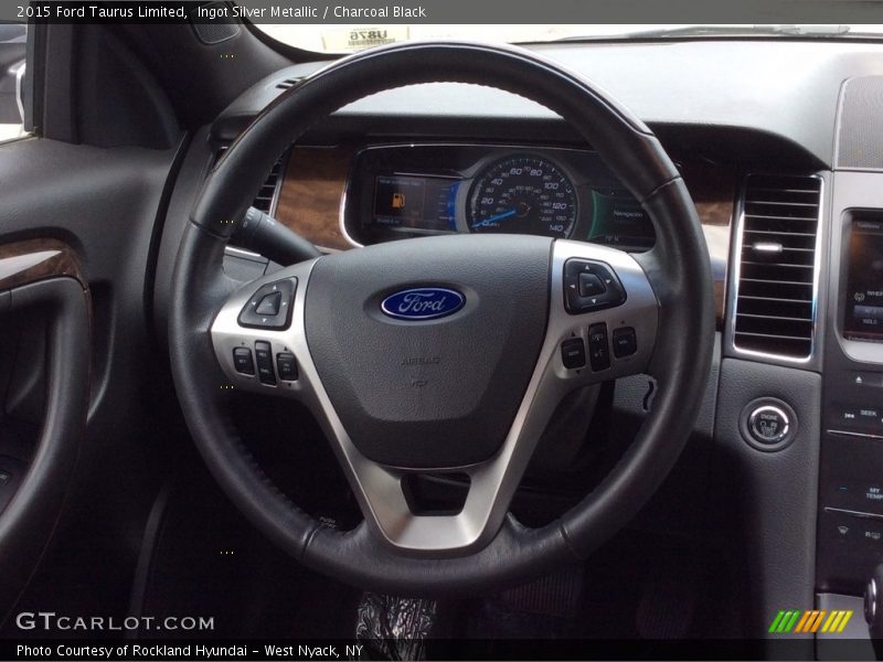 Ingot Silver Metallic / Charcoal Black 2015 Ford Taurus Limited