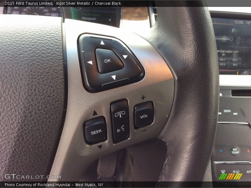 Ingot Silver Metallic / Charcoal Black 2015 Ford Taurus Limited