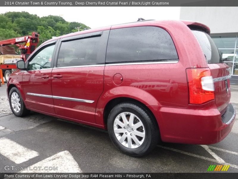 Deep Cherry Red Crystal Pearl / Black/Light Graystone 2014 Chrysler Town & Country Touring