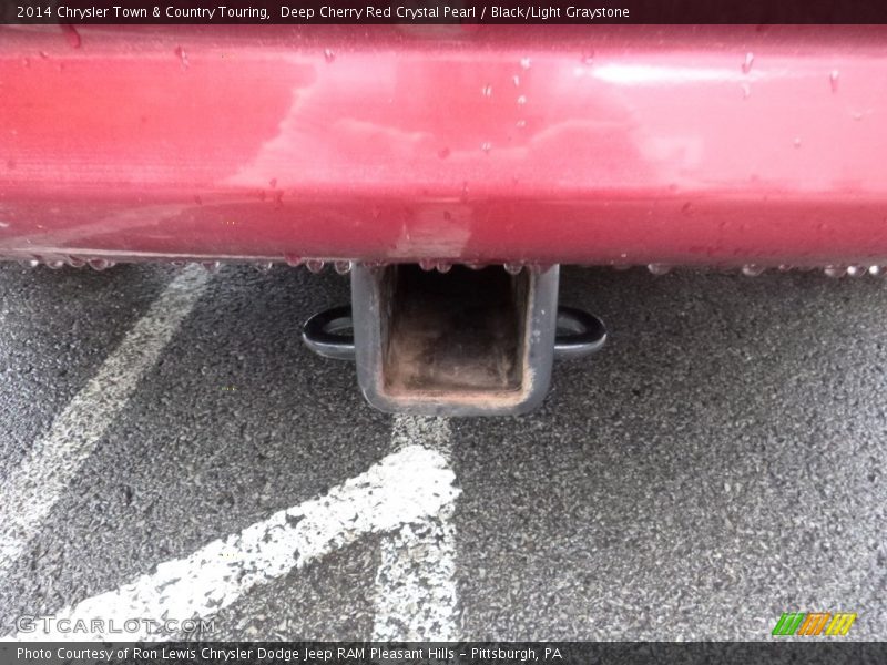 Deep Cherry Red Crystal Pearl / Black/Light Graystone 2014 Chrysler Town & Country Touring