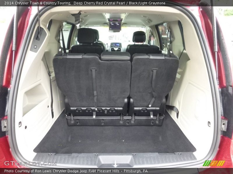 Deep Cherry Red Crystal Pearl / Black/Light Graystone 2014 Chrysler Town & Country Touring