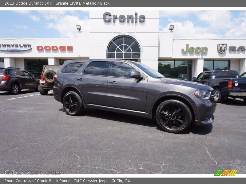 Granite Crystal Metallic / Black 2013 Dodge Durango SXT