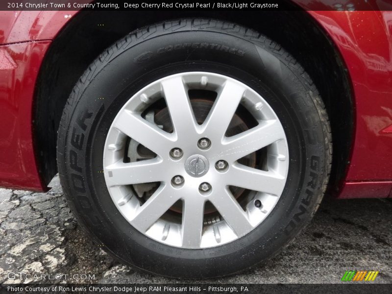 Deep Cherry Red Crystal Pearl / Black/Light Graystone 2014 Chrysler Town & Country Touring