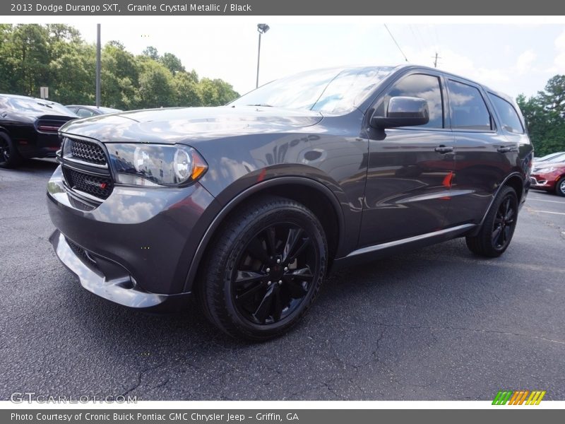 Granite Crystal Metallic / Black 2013 Dodge Durango SXT