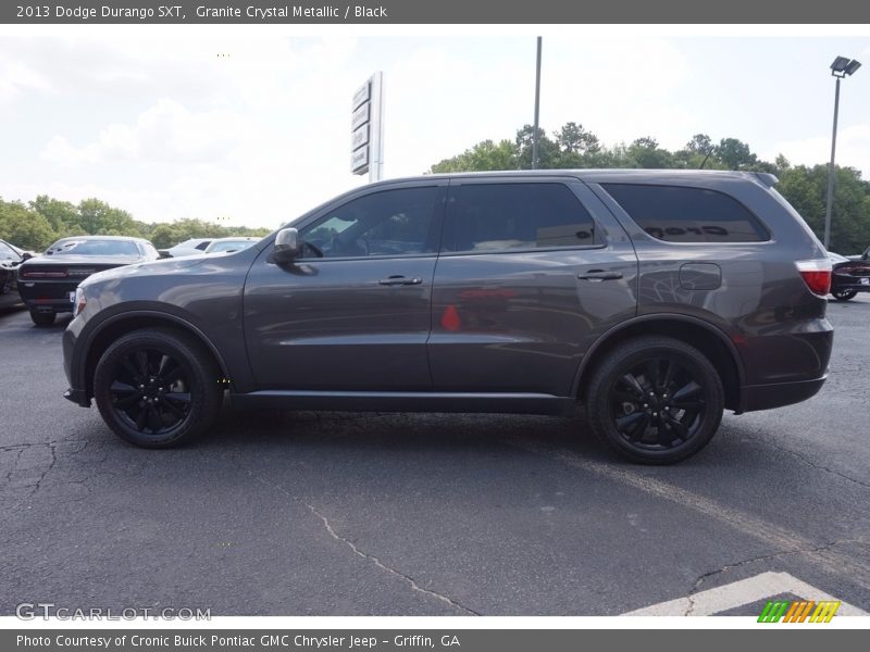 Granite Crystal Metallic / Black 2013 Dodge Durango SXT