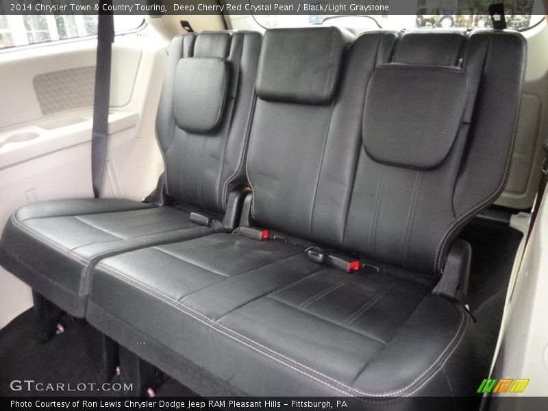 Deep Cherry Red Crystal Pearl / Black/Light Graystone 2014 Chrysler Town & Country Touring