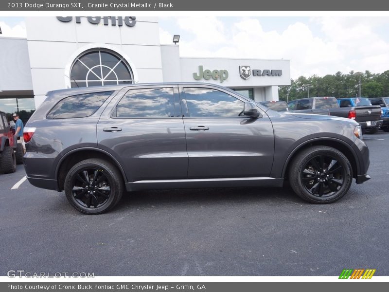 Granite Crystal Metallic / Black 2013 Dodge Durango SXT