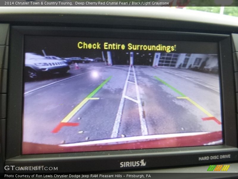 Deep Cherry Red Crystal Pearl / Black/Light Graystone 2014 Chrysler Town & Country Touring