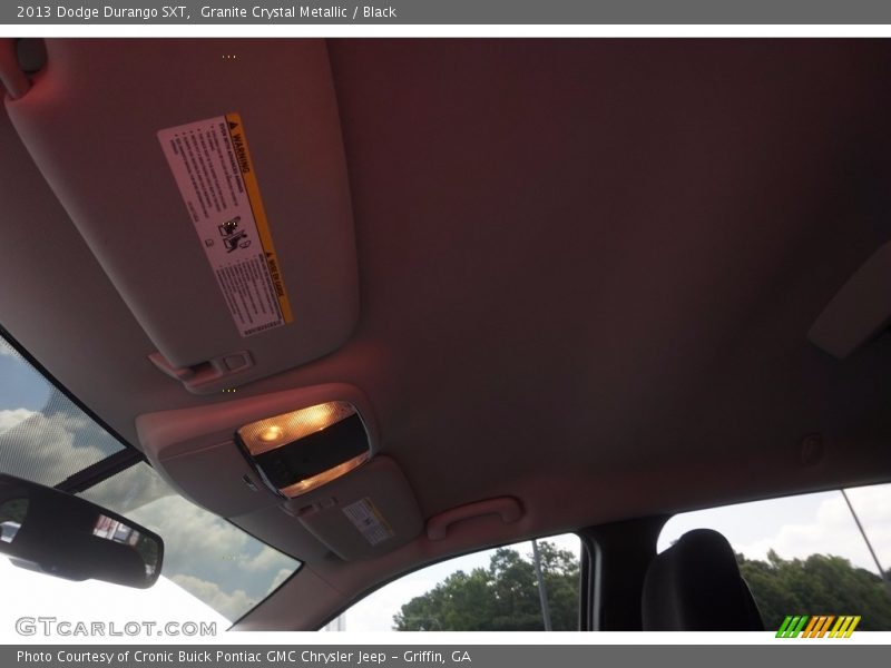 Granite Crystal Metallic / Black 2013 Dodge Durango SXT