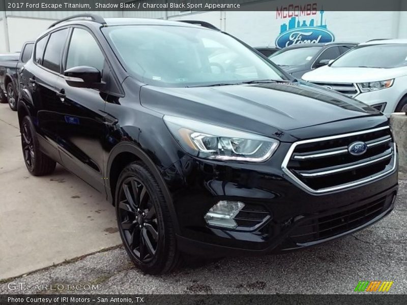 Shadow Black / Charcoal Black Sport Appearance 2017 Ford Escape Titanium