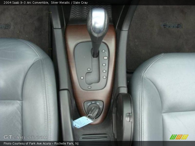 Silver Metallic / Slate Gray 2004 Saab 9-3 Arc Convertible