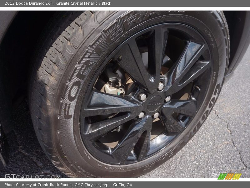 Granite Crystal Metallic / Black 2013 Dodge Durango SXT