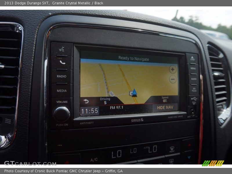 Granite Crystal Metallic / Black 2013 Dodge Durango SXT