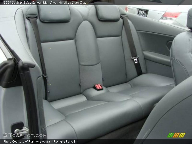 Silver Metallic / Slate Gray 2004 Saab 9-3 Arc Convertible