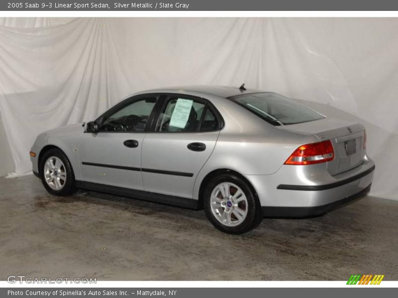 Silver Metallic / Slate Gray 2005 Saab 9-3 Linear Sport Sedan