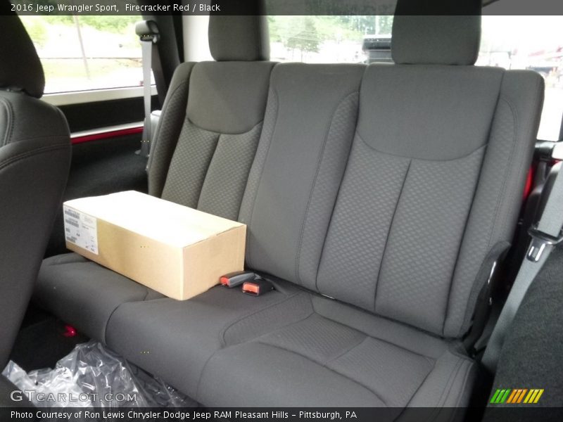 Firecracker Red / Black 2016 Jeep Wrangler Sport
