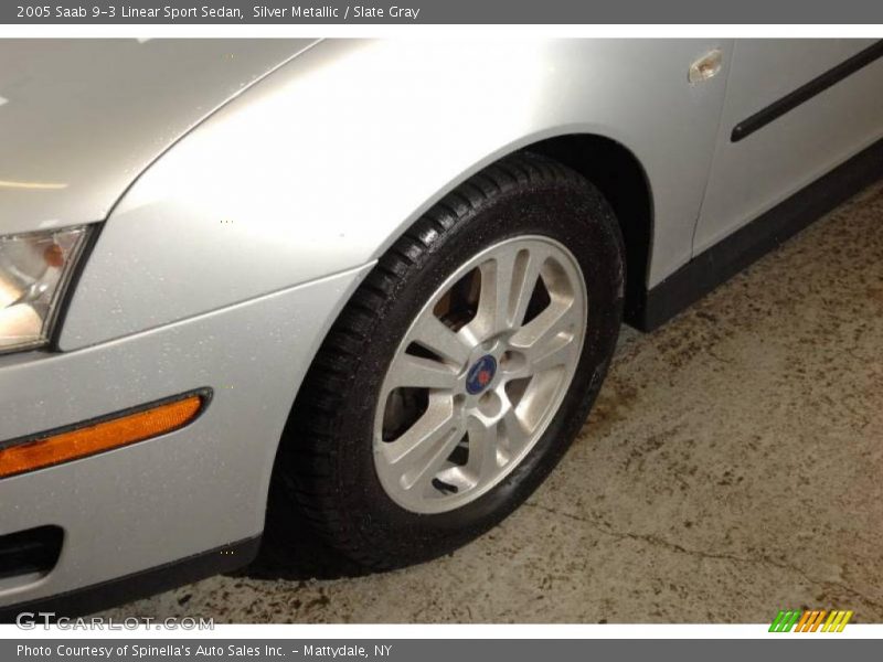 Silver Metallic / Slate Gray 2005 Saab 9-3 Linear Sport Sedan