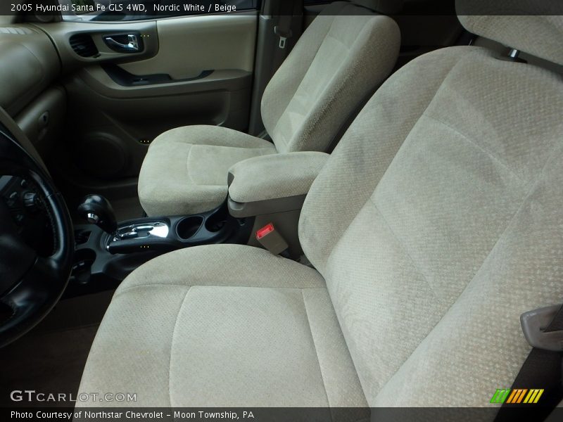 Nordic White / Beige 2005 Hyundai Santa Fe GLS 4WD