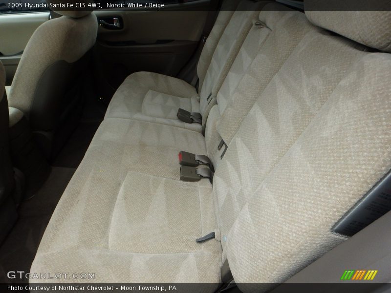 Nordic White / Beige 2005 Hyundai Santa Fe GLS 4WD