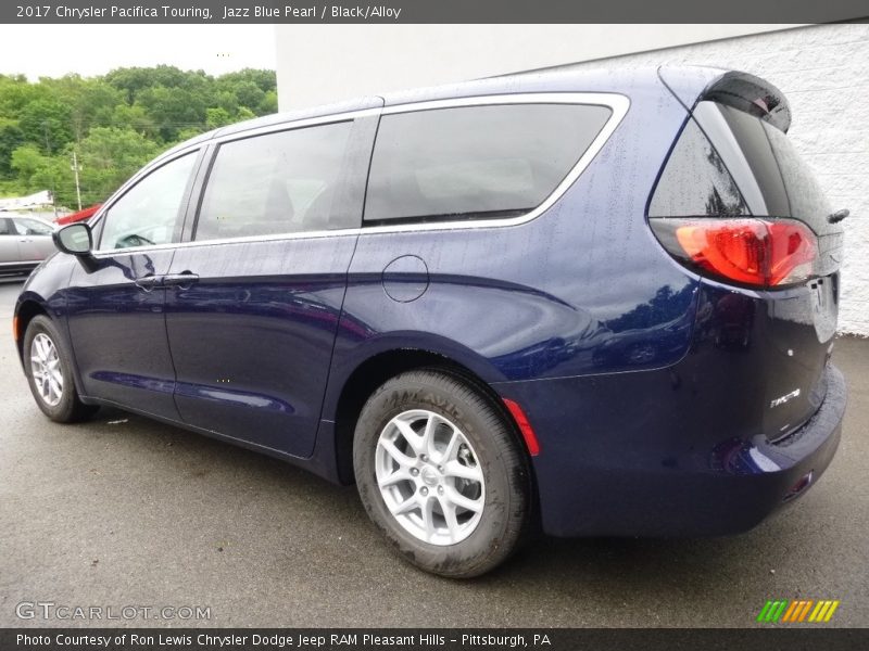 Jazz Blue Pearl / Black/Alloy 2017 Chrysler Pacifica Touring