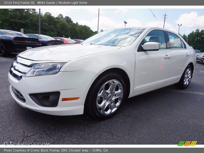 White Suede / Medium Light Stone 2010 Ford Fusion SE