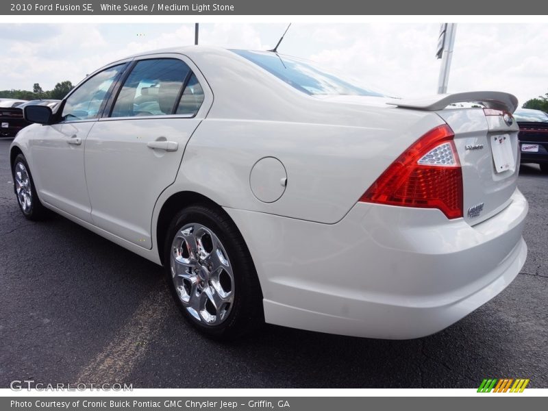 White Suede / Medium Light Stone 2010 Ford Fusion SE