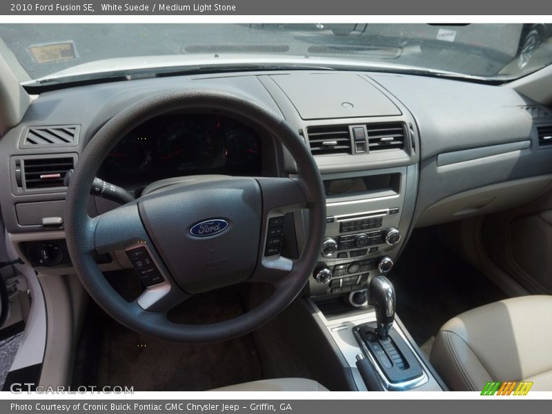 White Suede / Medium Light Stone 2010 Ford Fusion SE