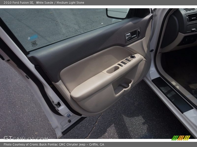 White Suede / Medium Light Stone 2010 Ford Fusion SE