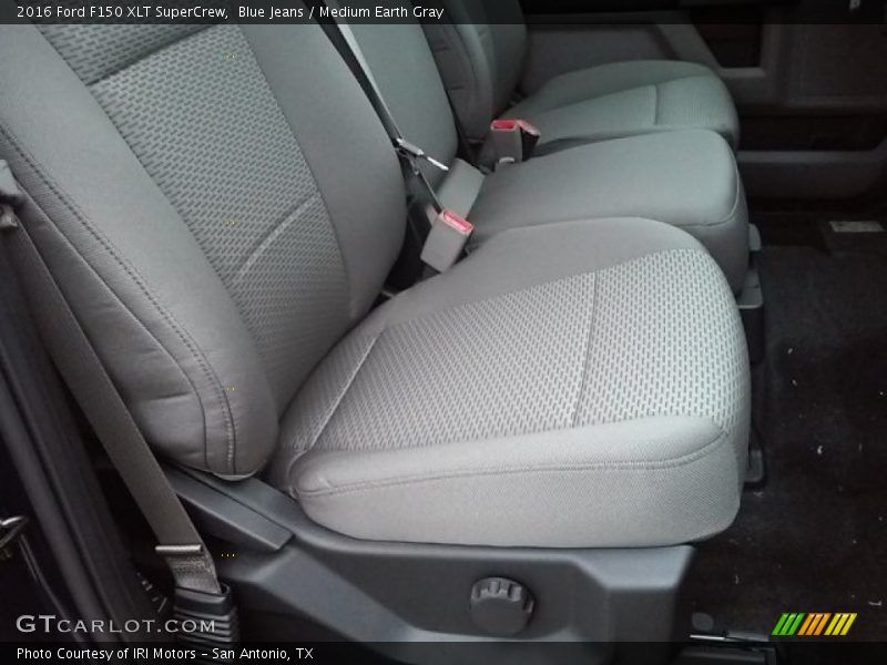 Blue Jeans / Medium Earth Gray 2016 Ford F150 XLT SuperCrew