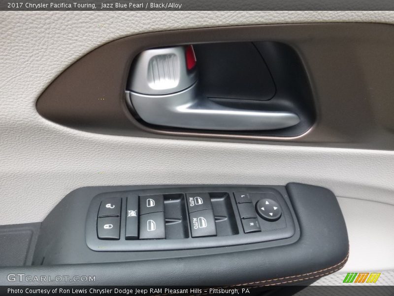 Jazz Blue Pearl / Black/Alloy 2017 Chrysler Pacifica Touring