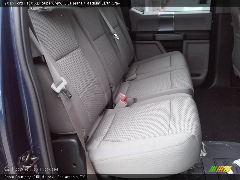 Blue Jeans / Medium Earth Gray 2016 Ford F150 XLT SuperCrew