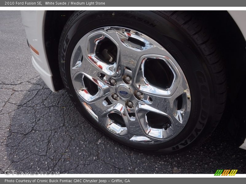 White Suede / Medium Light Stone 2010 Ford Fusion SE