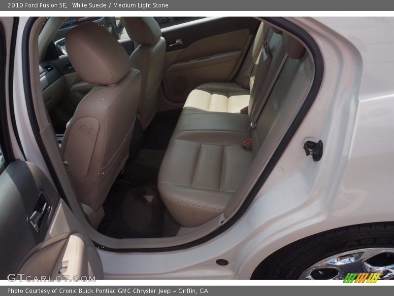 White Suede / Medium Light Stone 2010 Ford Fusion SE