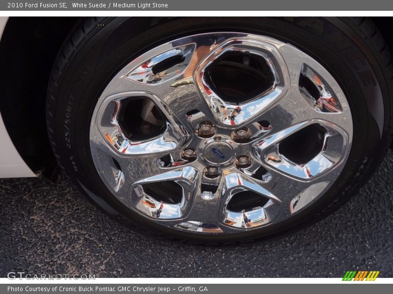 White Suede / Medium Light Stone 2010 Ford Fusion SE