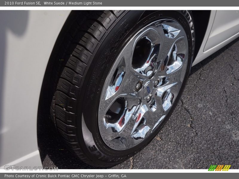 White Suede / Medium Light Stone 2010 Ford Fusion SE