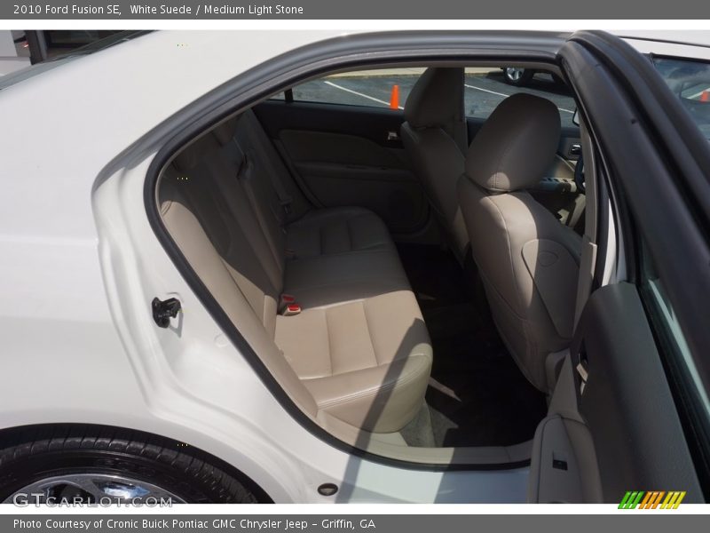 White Suede / Medium Light Stone 2010 Ford Fusion SE