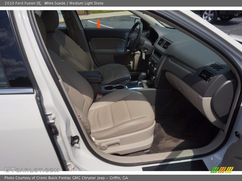 White Suede / Medium Light Stone 2010 Ford Fusion SE